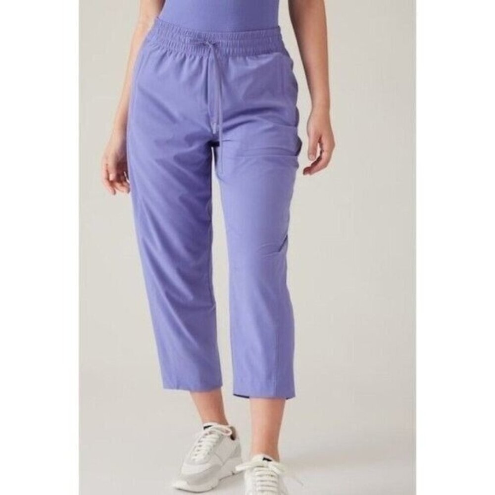 Athleta Size 8 Arrival Pants Dark Adonis Blue (Purple)